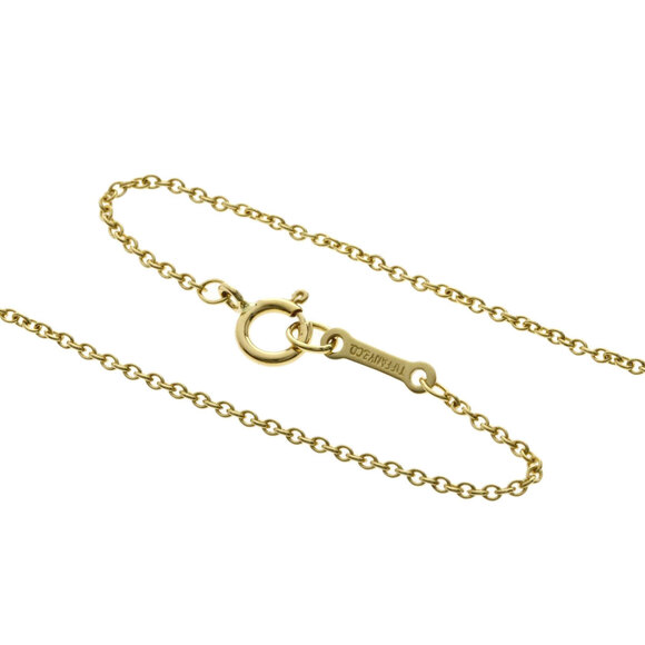 Tiffany Open Heart Necklace Yellow Gold - Picture 3 of 4